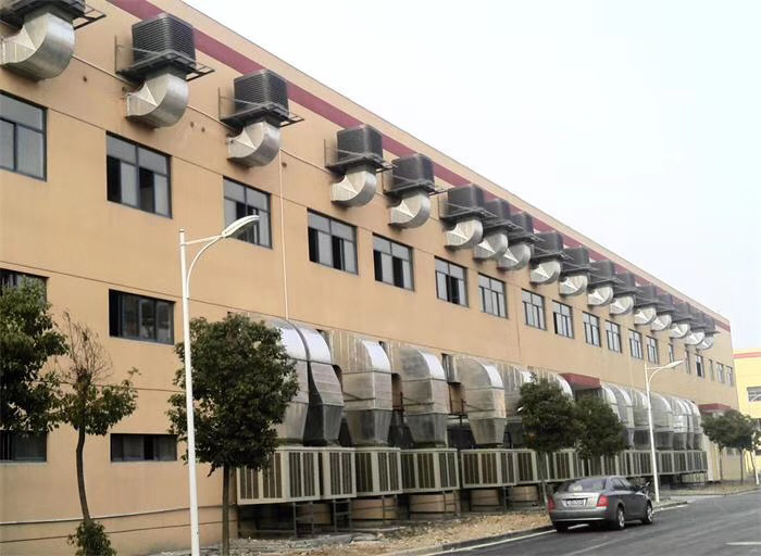 潮州某橡膠廠裝水冷空調(diào)通風(fēng)降溫