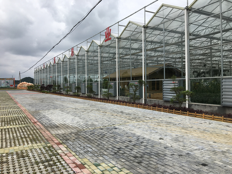 河北某農(nóng)業(yè)種植基地安裝負壓風機